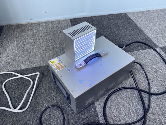 เครื่องทำความเย็นด้วยอากาศแบบหรี่แสงได้ LED UV Curing Unit AC220V 395nm สำหรับเรซิ่น