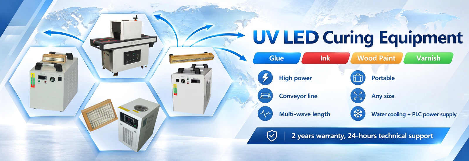ระบบบ่ม UV LED