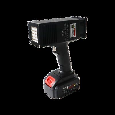 หลอดไฟบ่ม UV LED แบบมือถือ 395nm ระบายความร้อนด้วยอากาศ 60W สำหรับซ่อมสีรถยนต์หรูและการบ่ม