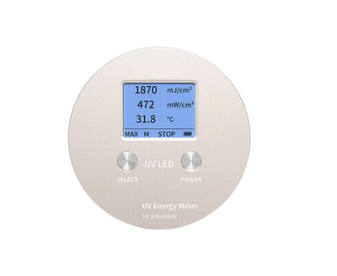 UV LED Energy Meter แหล่งแสง LED ความยาวคลื่นที่แตกต่างกัน
