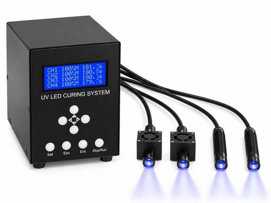 ระบบรักษาจุด UV LED หลายช่องที่มีผลิตแสงสว่างสูงและการผลิตความร้อนต่ําเพื่อการประกอบความแม่นยํา
