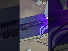 เครื่องสายพานลำเลียง UV ไม่มีการปลดปล่อย VOC 395nm 365nm การสาธิตการทำน้ำเย็น