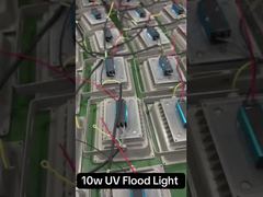 น้ำท่วมไฟ UV 10W 20W 30W 365nm สำหรับการตกแต่งเวที ไม่มีโอโซน