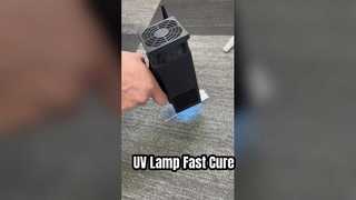 60W 395nm มือถือหลอด UV เรซิ่นซ่อมอัจฉริยะและการบ่ม LED แบบพกพา