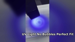 ฟิล์มกันรอยหน้าจอ UV Light Curing กาว UV ไม่มีฟองอากาศ